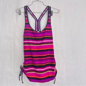 5/$25 Tropical escape, tankini swimsuit, top size 8